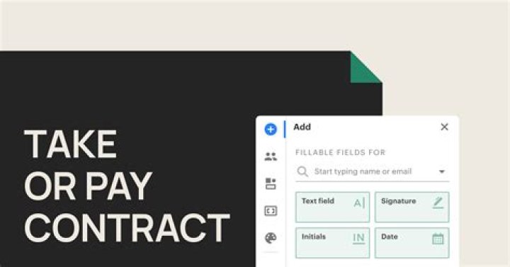 Take or pay contract - How To Discuss