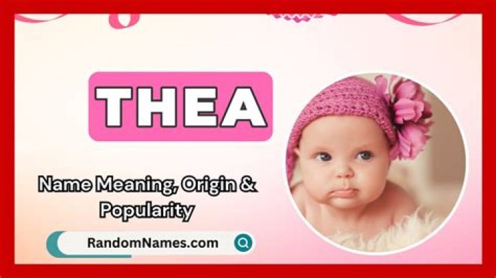 Thea Girls Name - How To Discuss