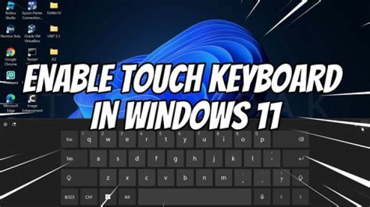 Touch screen keyboard - How To Discuss