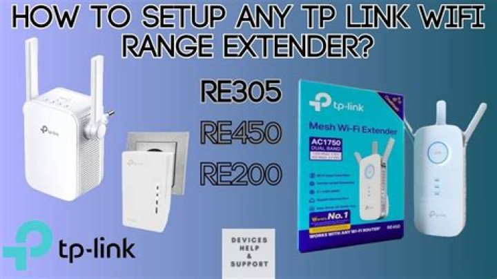 Tp link wifi extender setup