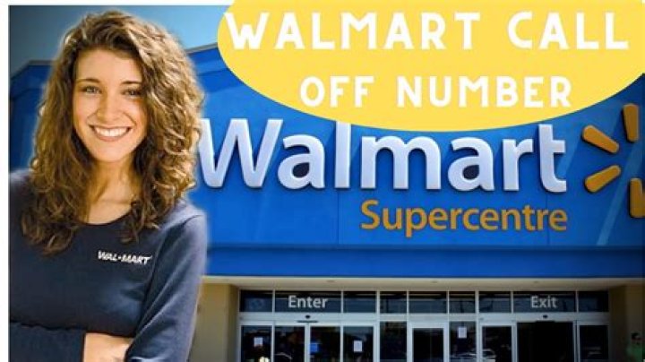 Walmarts Call off Number, - How To Discuss