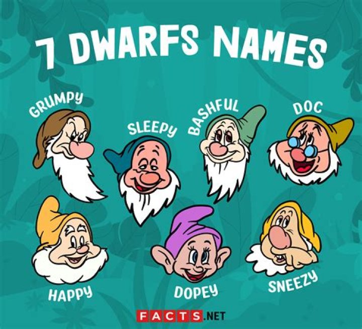 What are the names of all of the 7 dwarfs?