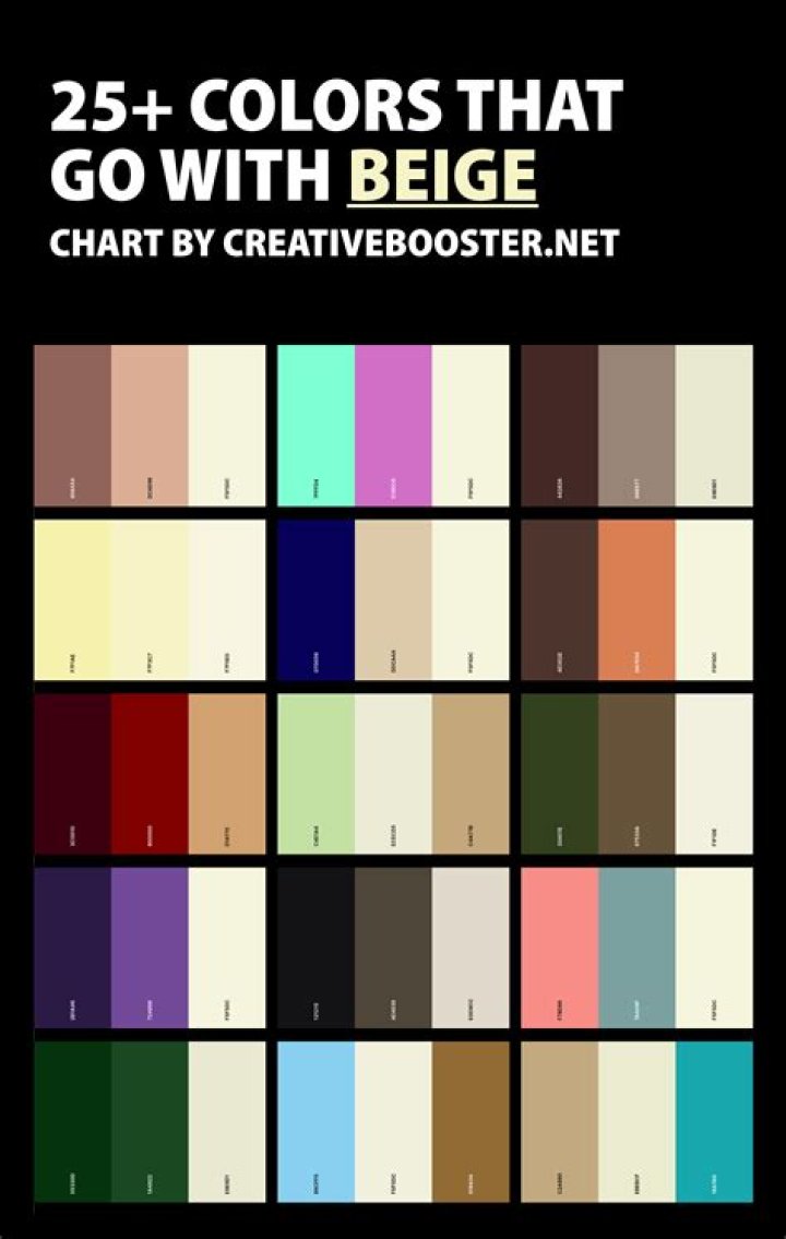 What Colors Go With Tan