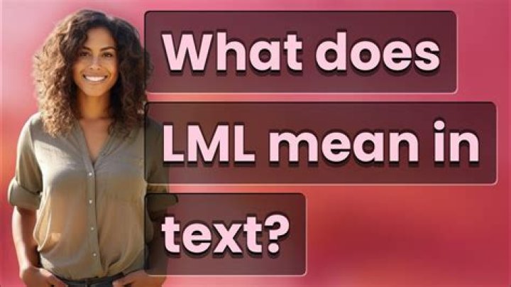 What Does Lml Mean Aephi
