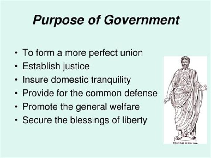 What is the purpose of government