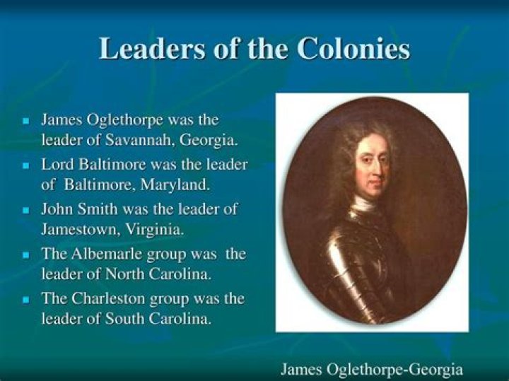 Who Were The Primary Leaders In The Southern Colonies