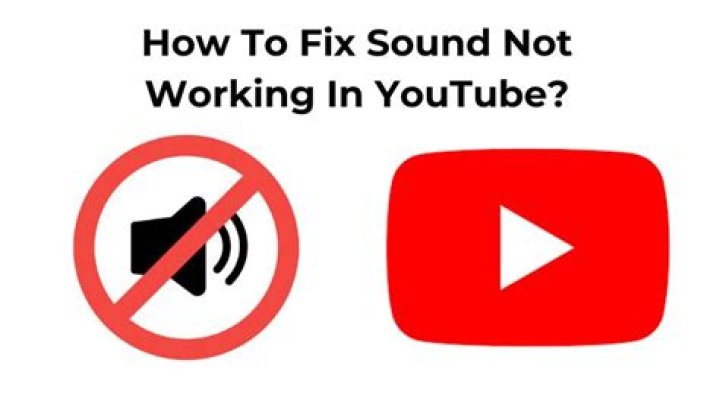 Youtube sound not working - How To Discuss